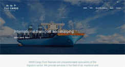 Desktop Screenshot of mam-cargo.com